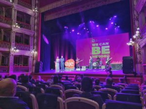 Foto de la presentación de la gala.